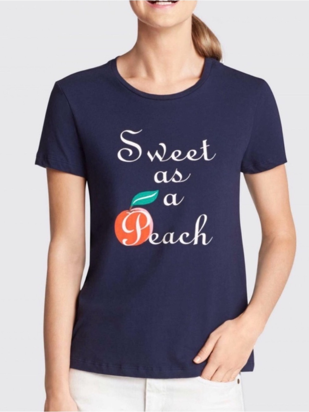 Draper James Sweet As Peach Tshirt
